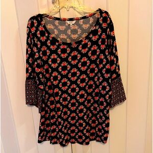 Crown/ivy med top. Navy with red. bell sleeves. Great condition